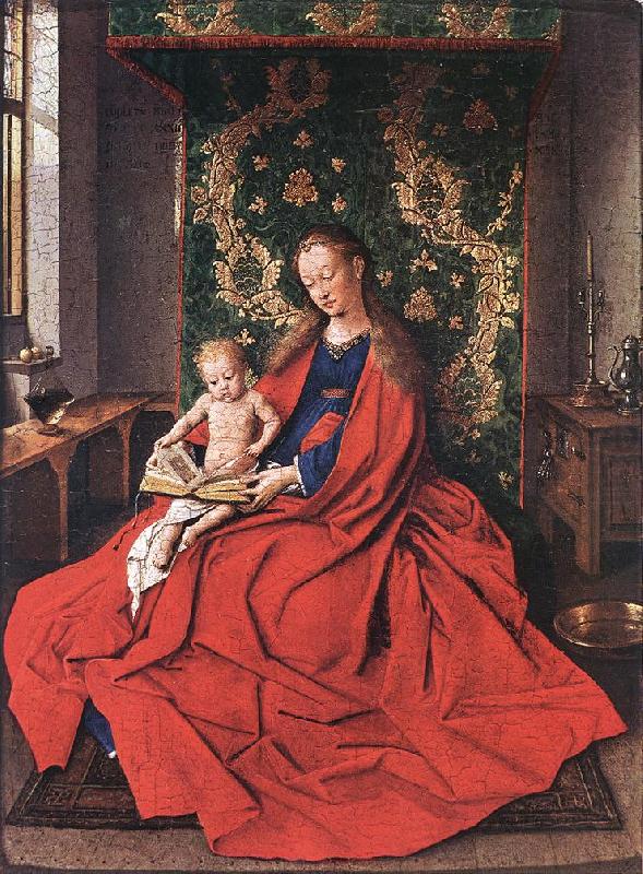EYCK, Jan van Madonna with the Child Reading dfg china oil painting image